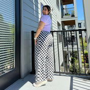 29" Inseam Be Yourself Pants - Checker Black