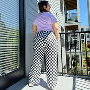 29" Inseam Be Yourself Pants - Checker Black