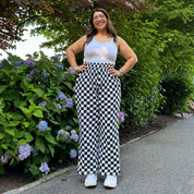 29" Inseam Be Yourself Pants - Checker Black