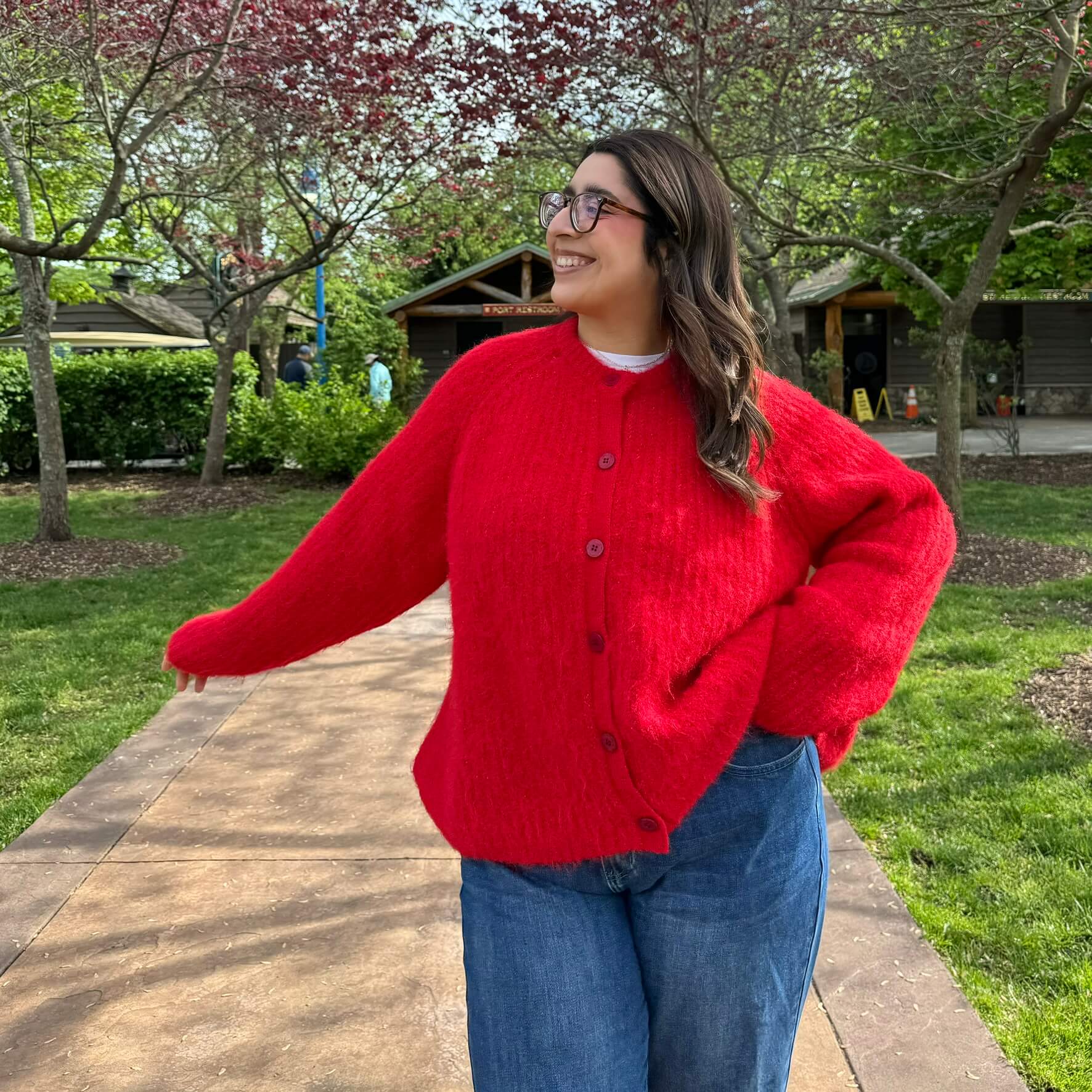 Perfect Day Cardigan - Red *Clearance Sale*