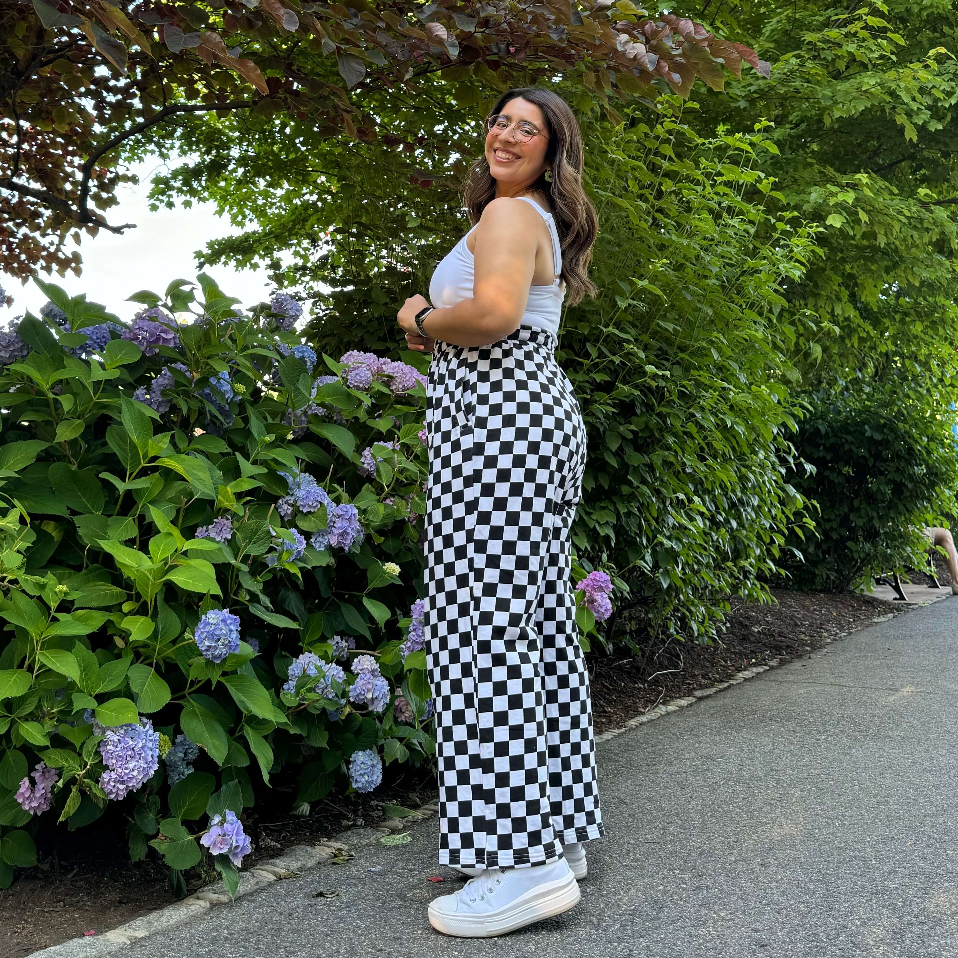 29" Inseam Be Yourself Pants - Checker Black