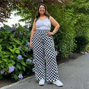 29" Inseam Be Yourself Pants - Checker Black