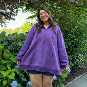 Zip-Up Hoodie - Purple Yam