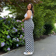 29" Inseam Be Yourself Pants - Checker Black