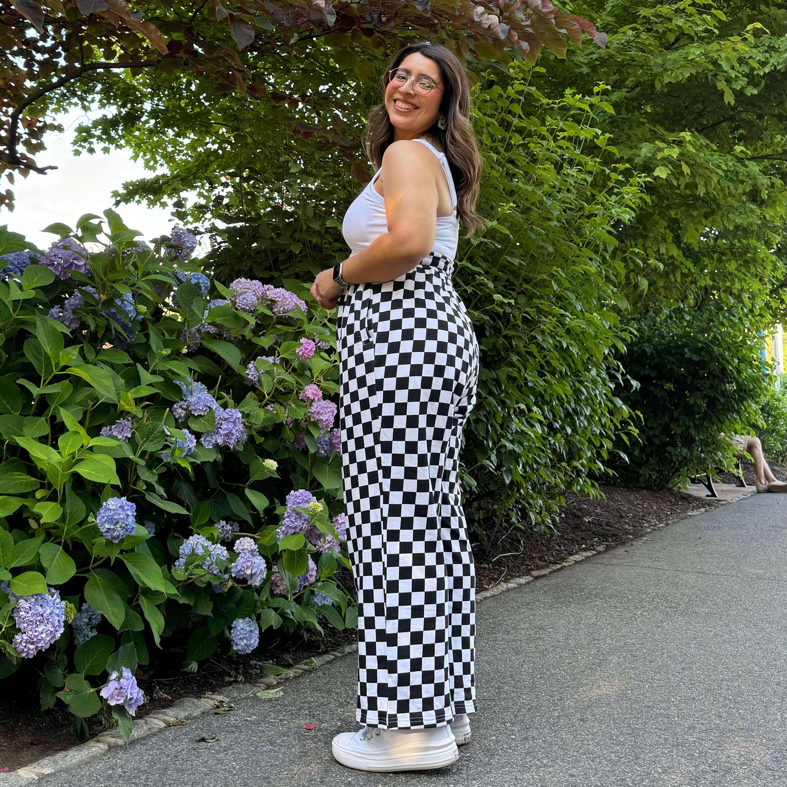 29" Inseam Be Yourself Pants - Checker Black