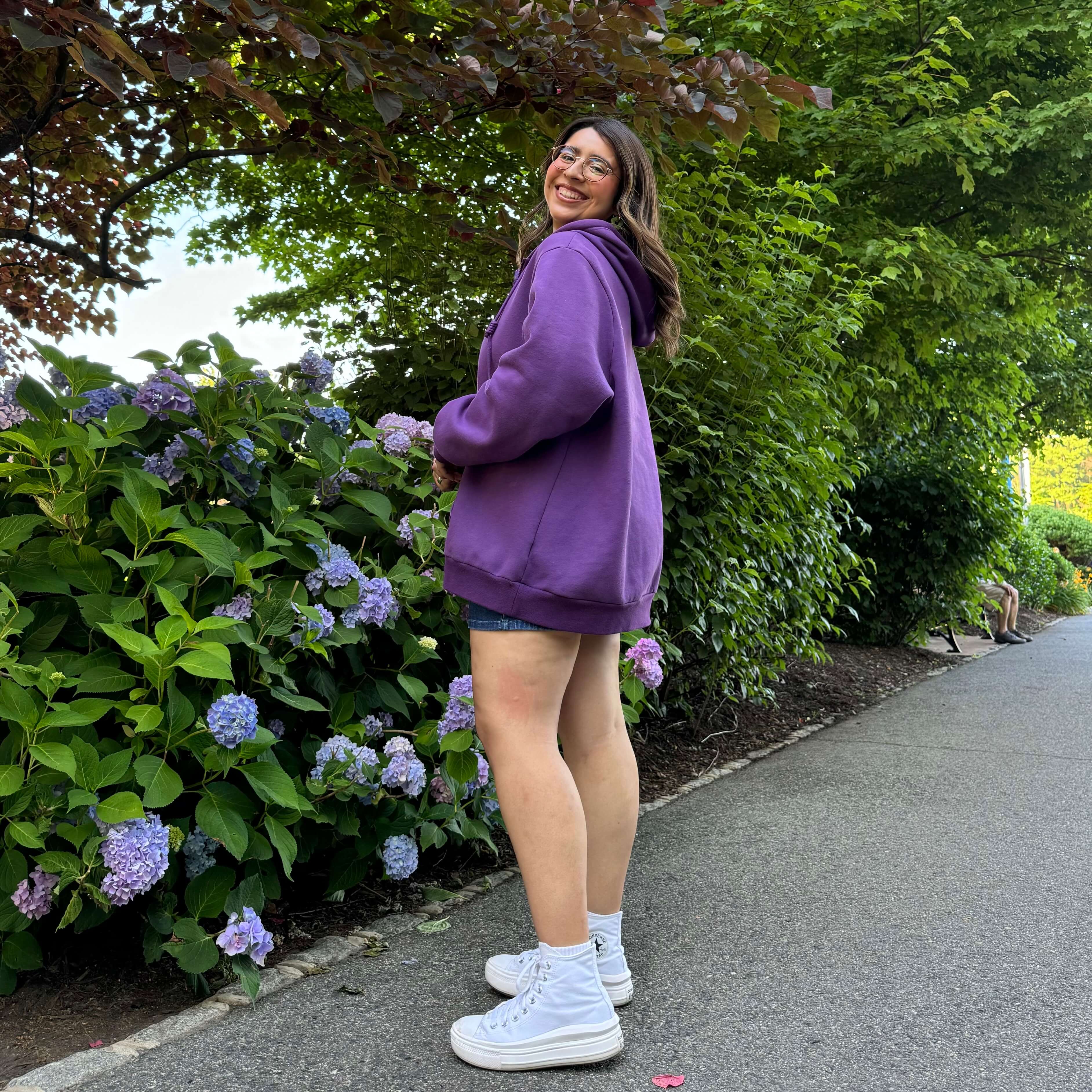 Zip-Up Hoodie - Purple Yam