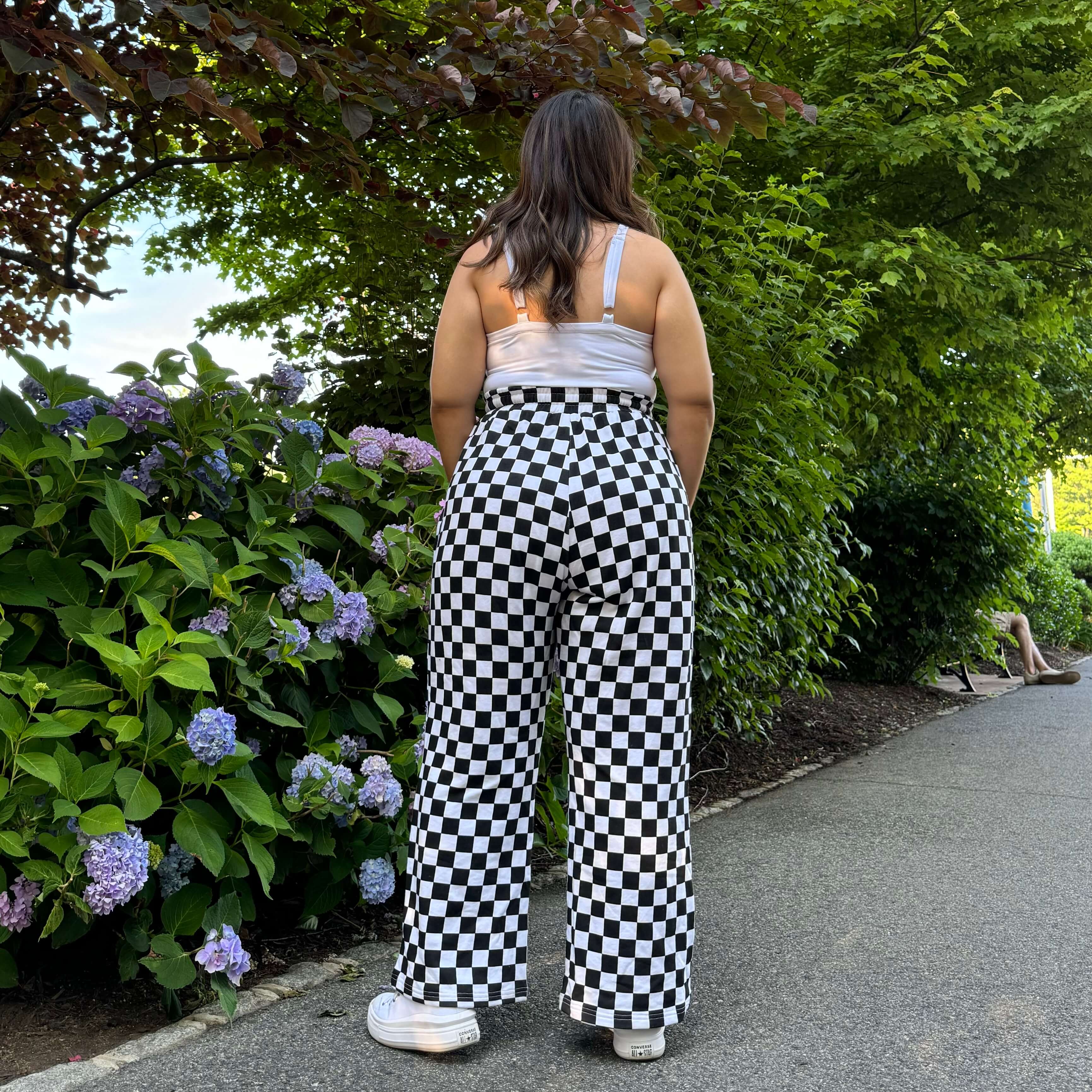 29" Inseam Be Yourself Pants - Checker Black