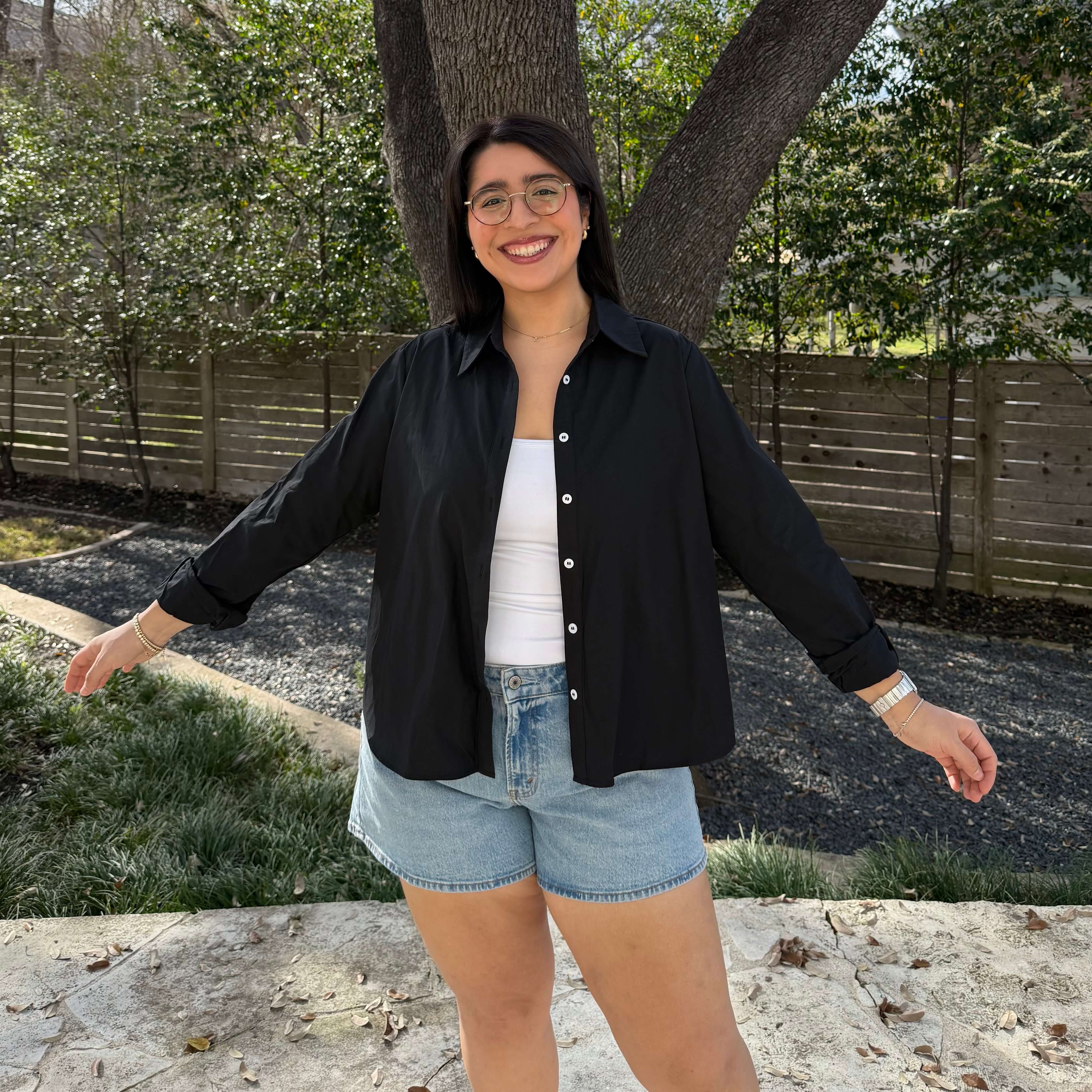 Effortless Button-Up - Black