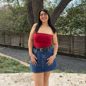 Amanda Tube Top - Rose