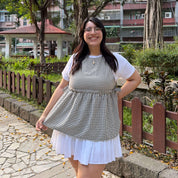 Dorothy Top - Black Gingham *Clearance Sale*