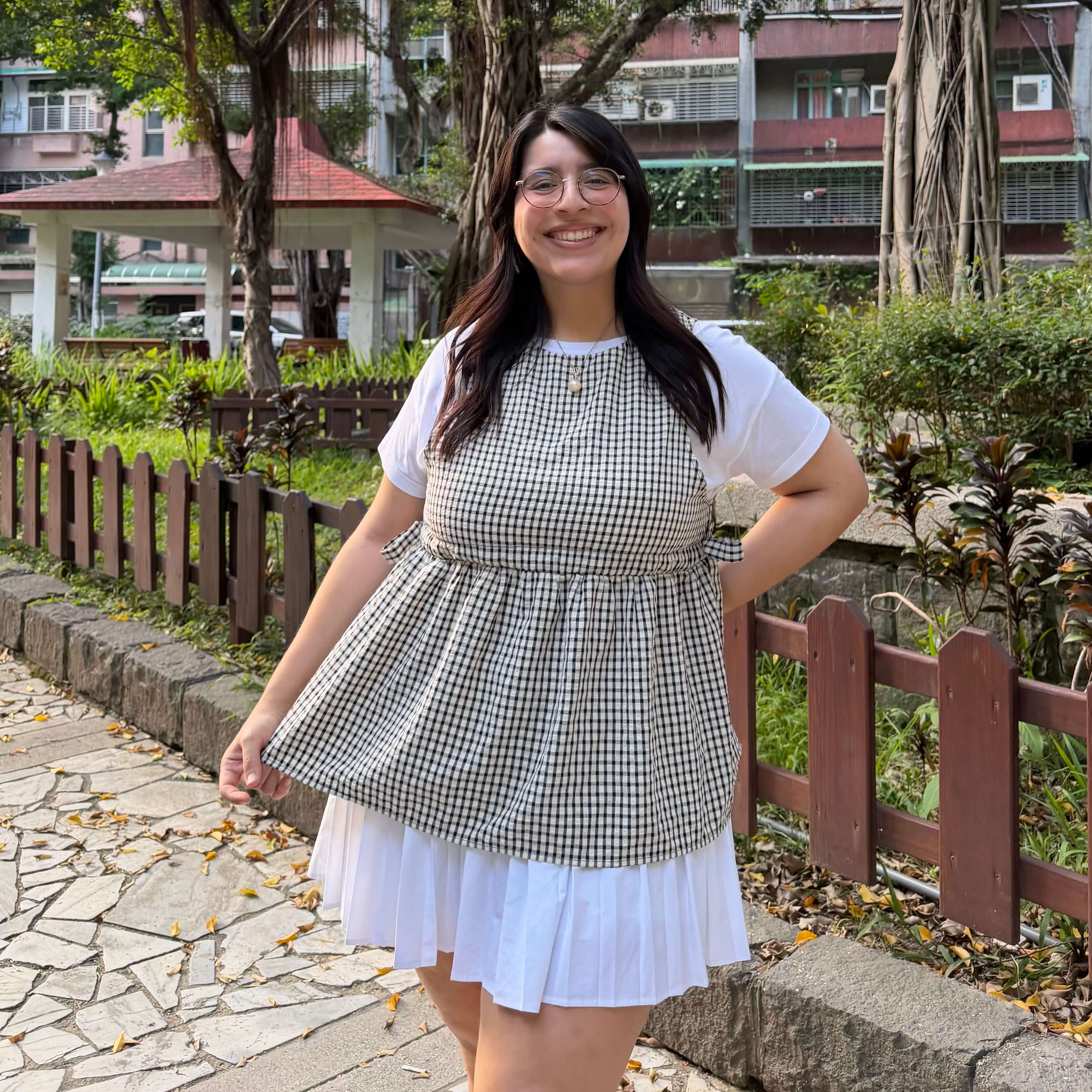 Dorothy Top - Black Gingham *Clearance Sale*