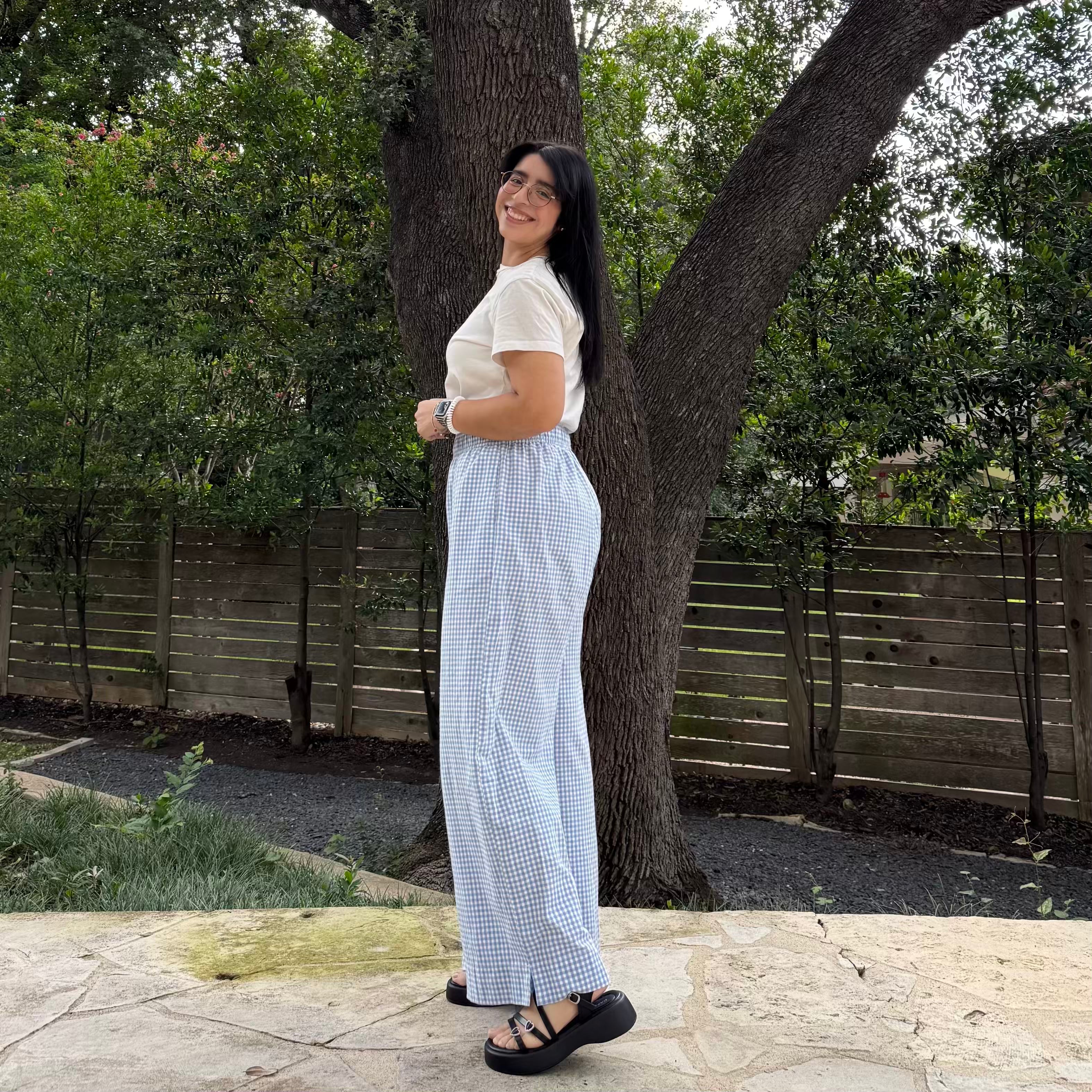 Picnic Pants - Blue Gingham