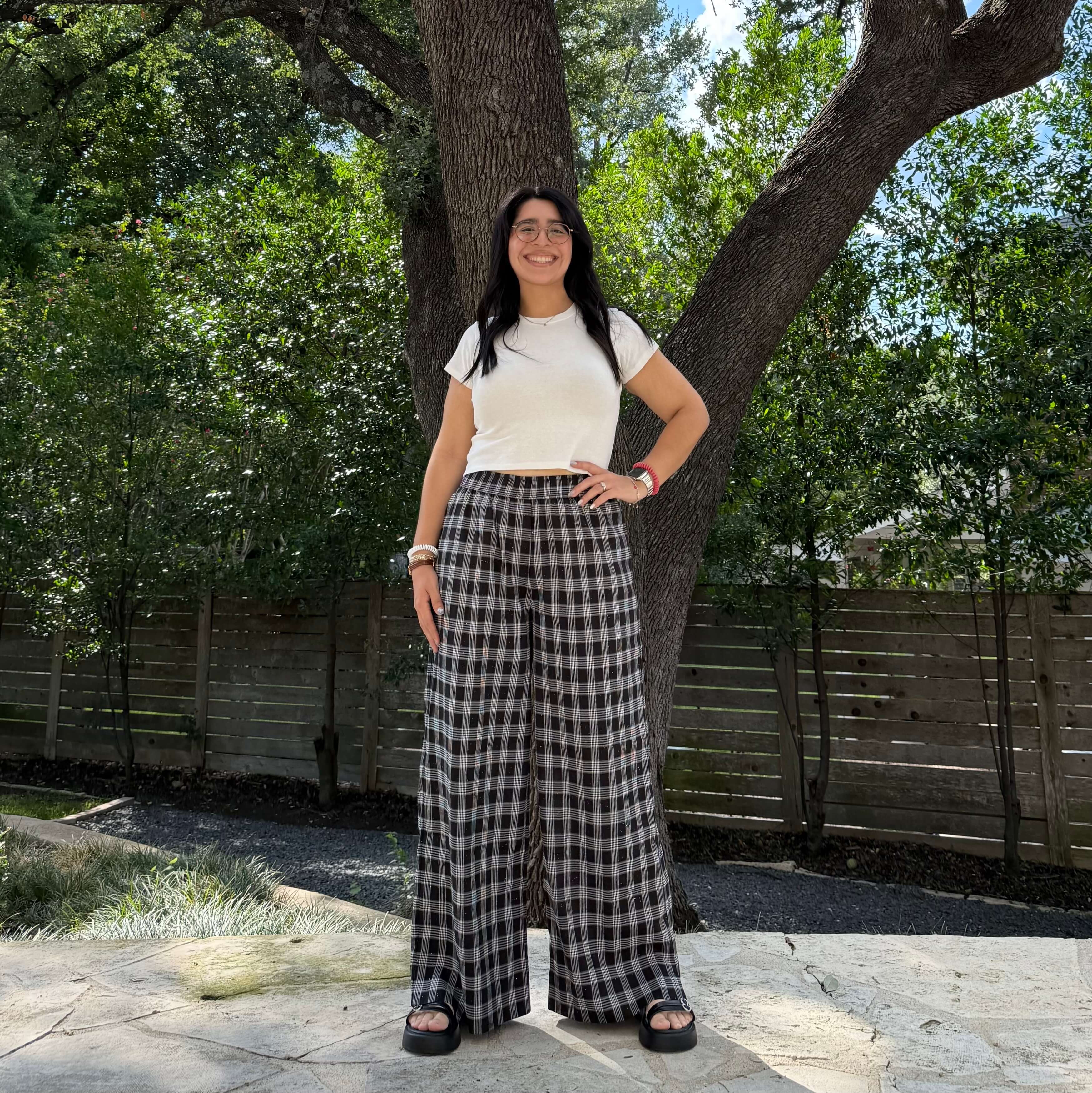 28 Inch Picnic Pants - Midnight Plaid *Clearance Sale*
