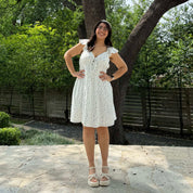 The Willow Dress - White Floral