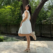 The Willow Dress - White Floral