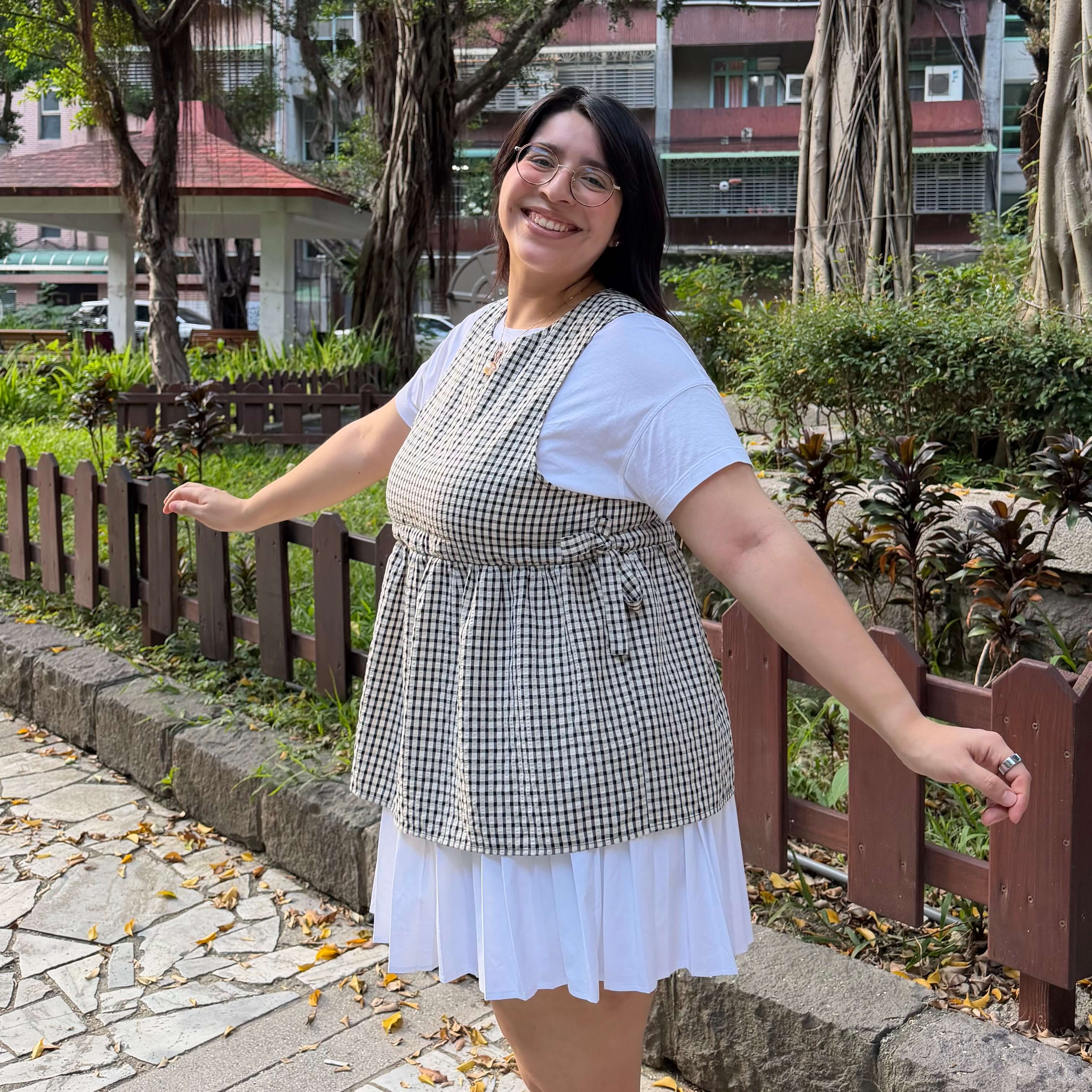 Dorothy Top - Black Gingham *Clearance Sale*