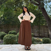 Harvest Moon Skirt - Chestnut Plaid