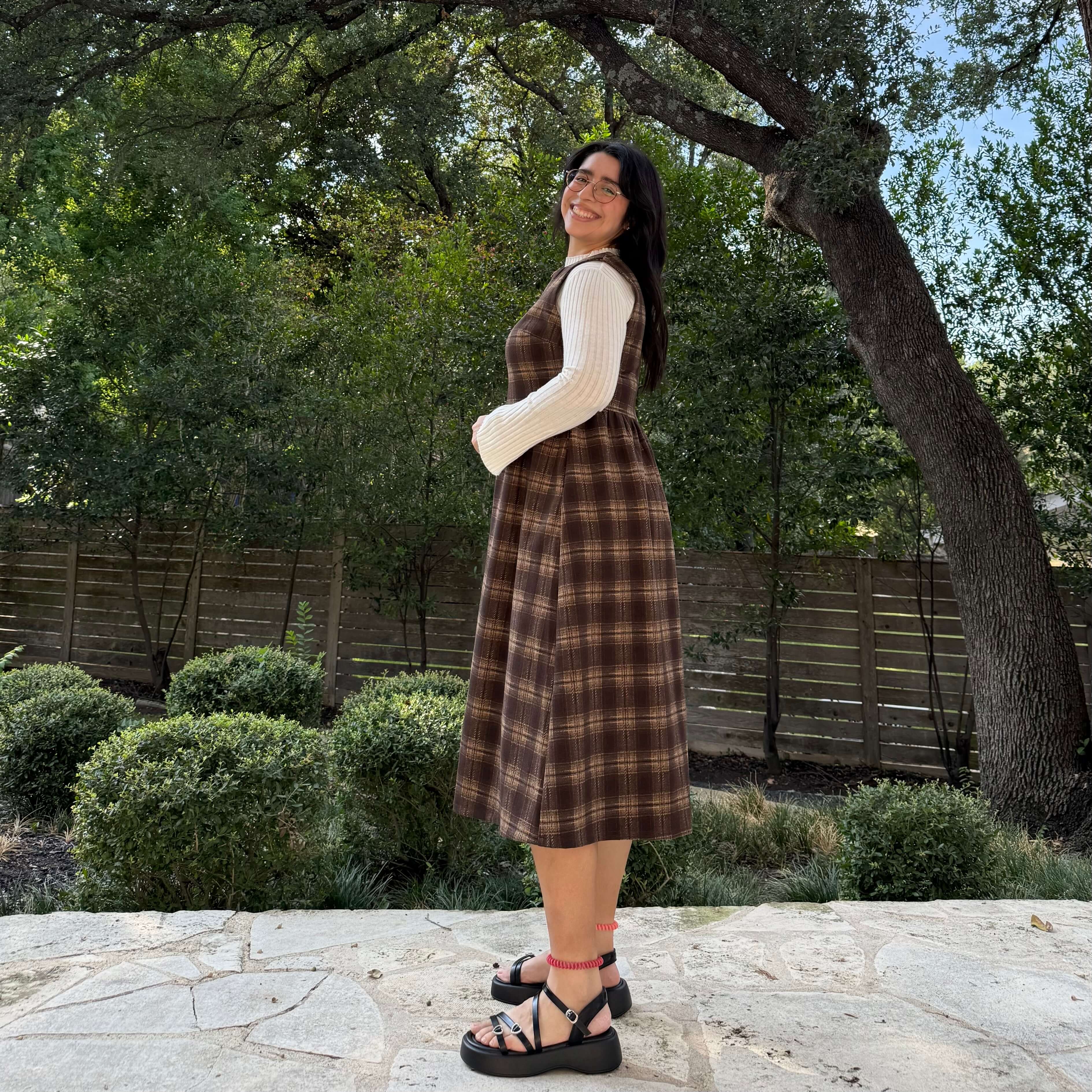 Cambridge Dress - Maple Plaid *Clearance Sale*