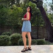 Original Denim Mini Skirt - Light Wash *Clearance Sale*