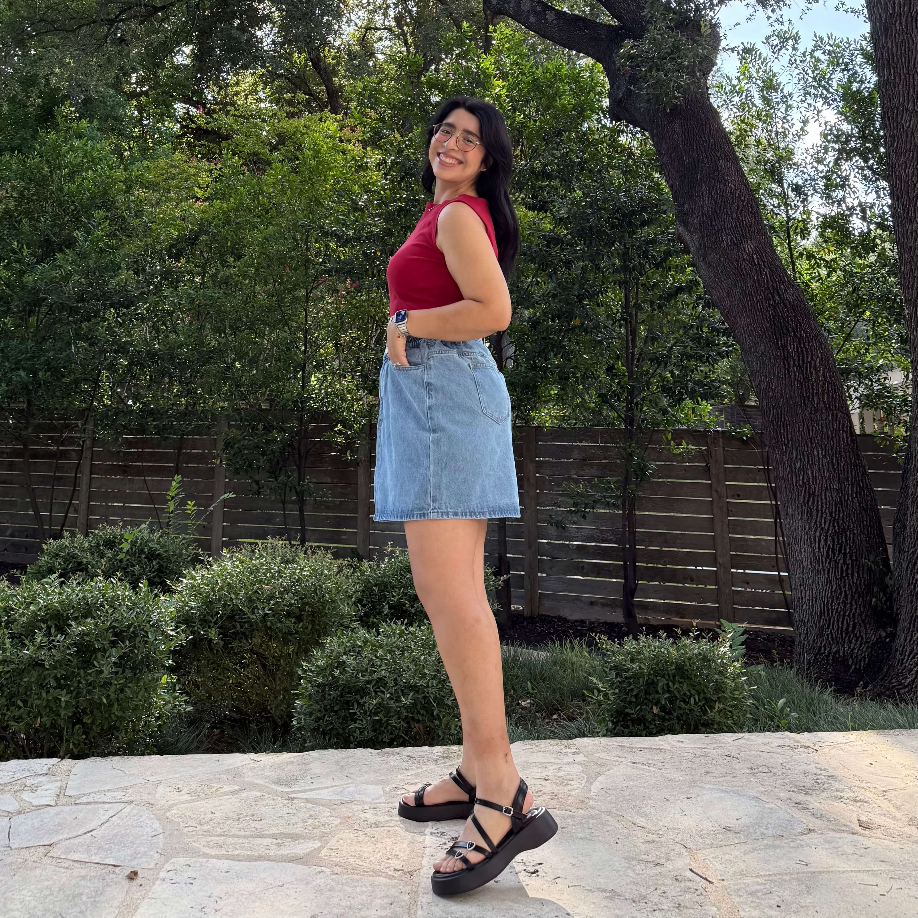 Original Denim Mini Skirt - Light Wash *Clearance Sale*