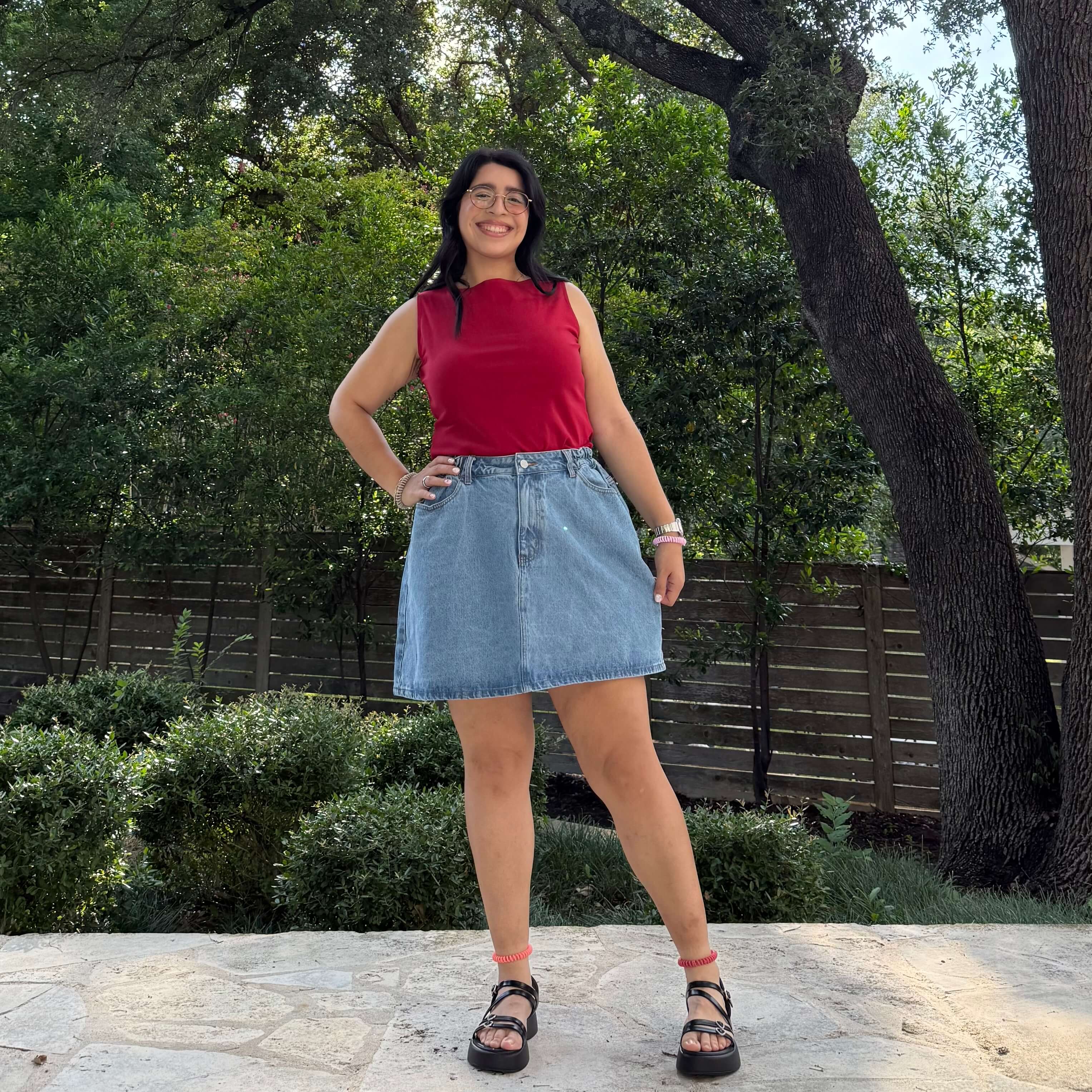 Original Denim Mini Skirt - Light Wash *Clearance Sale*